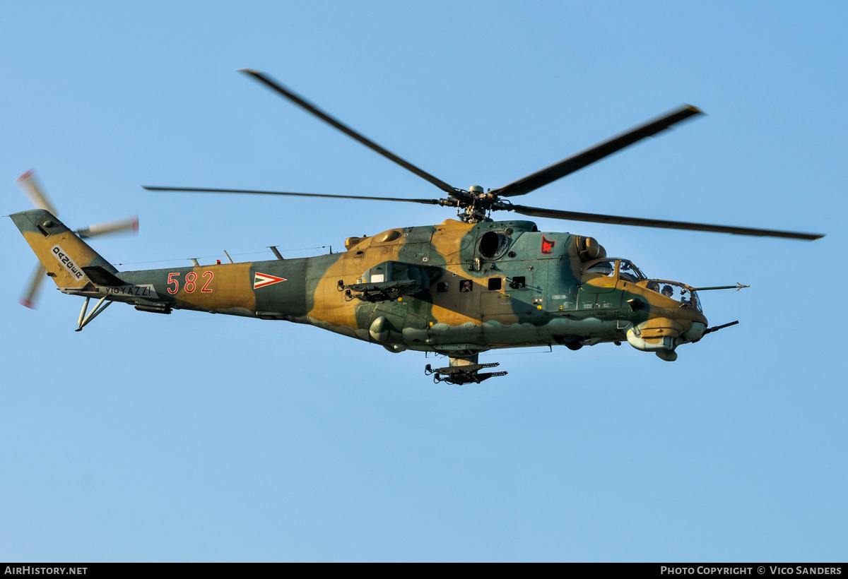 Aircraft Photo of 582 | Mil Mi-24D | Hungary - Air Force | AirHistory.net #764530