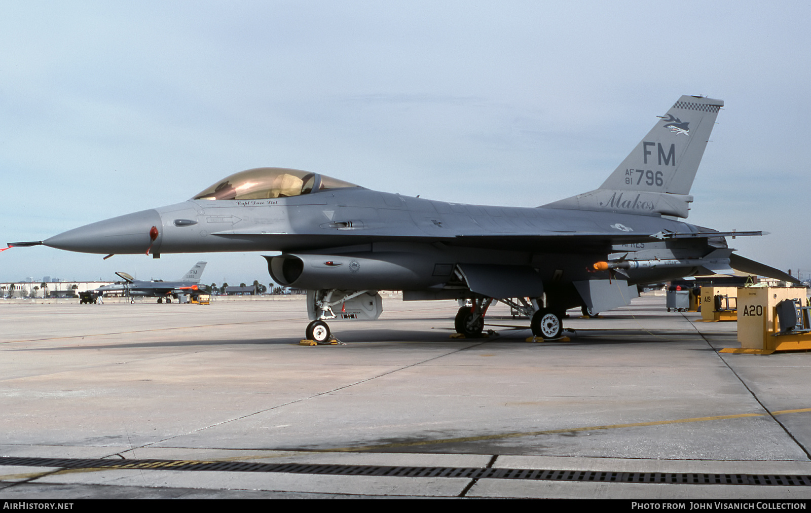Aircraft Photo of 81-0796 / AF81-796 | General Dynamics F-16A Fighting Falcon | USA - Air Force | AirHistory.net #764533