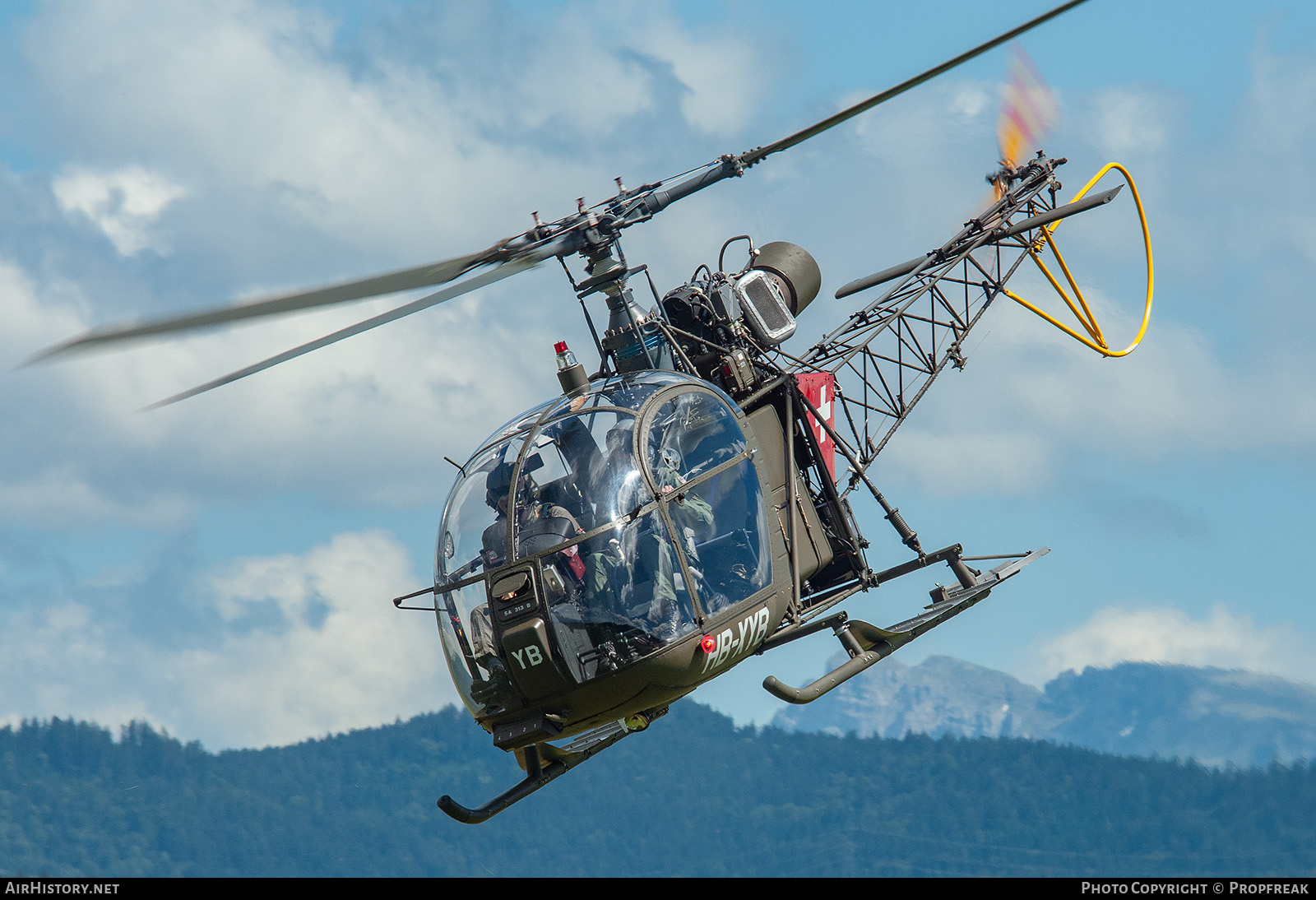 Aircraft Photo of HB-XYB | Sud SE-3130 Alouette II | AirHistory.net #764546