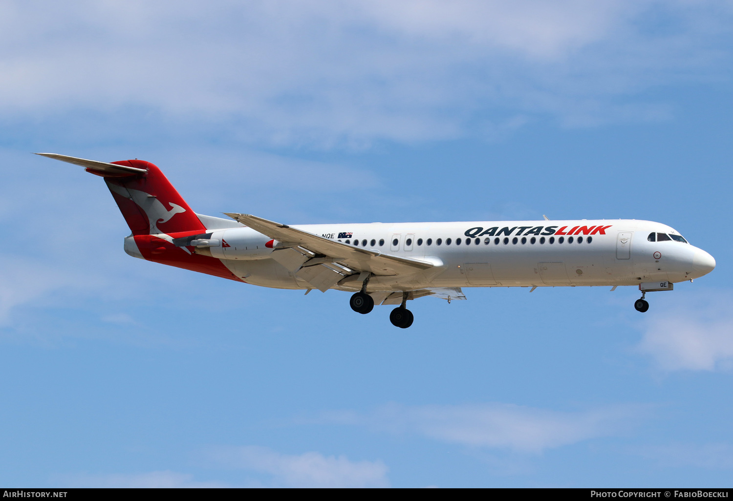 Aircraft Photo of VH-NQE | Fokker 100 (F28-0100) | QantasLink | AirHistory.net #764582