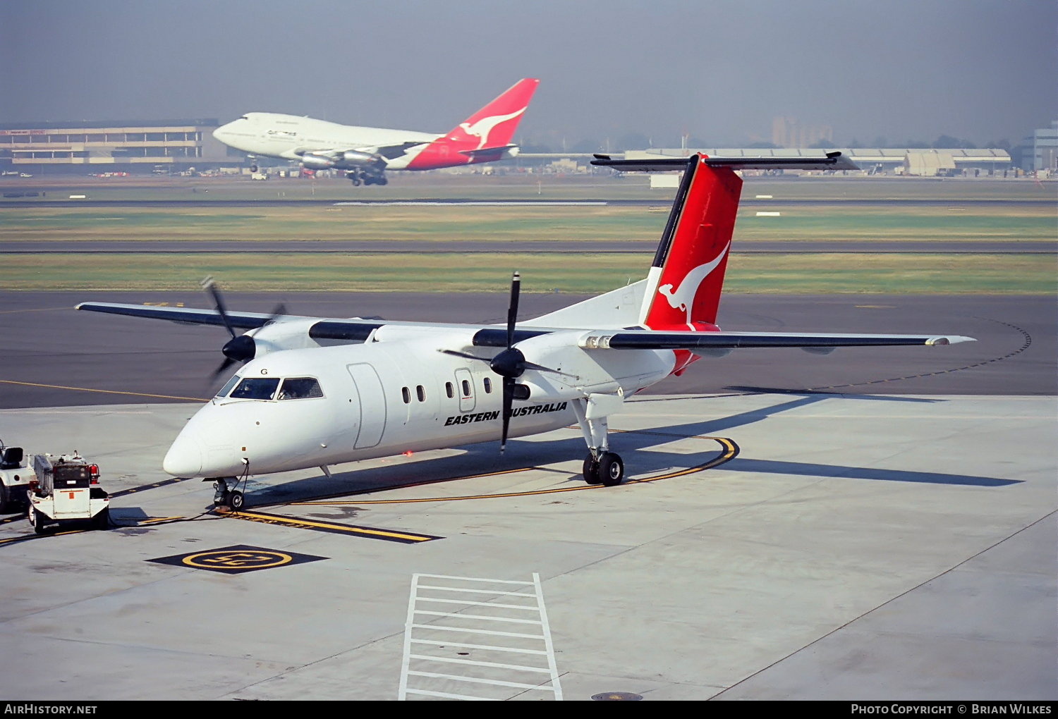 Aircraft Photo of VH-TQG | De Havilland Canada DHC-8-201 Dash 8 | Eastern Australia Airlines | AirHistory.net #764602