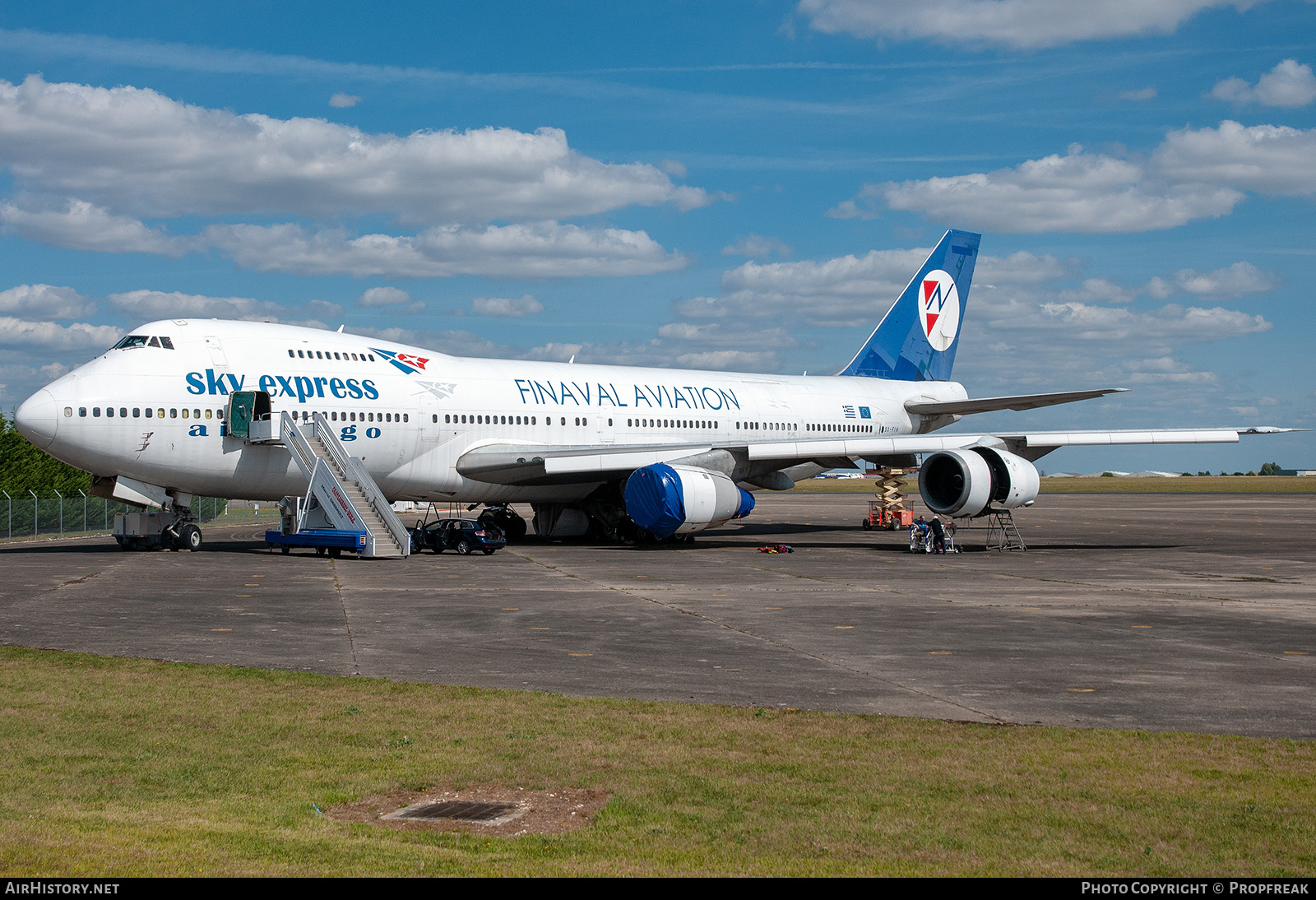 Aircraft Photo of SX-FIN | Boeing 747-283BM | Sky Express Aircargo | AirHistory.net #764610