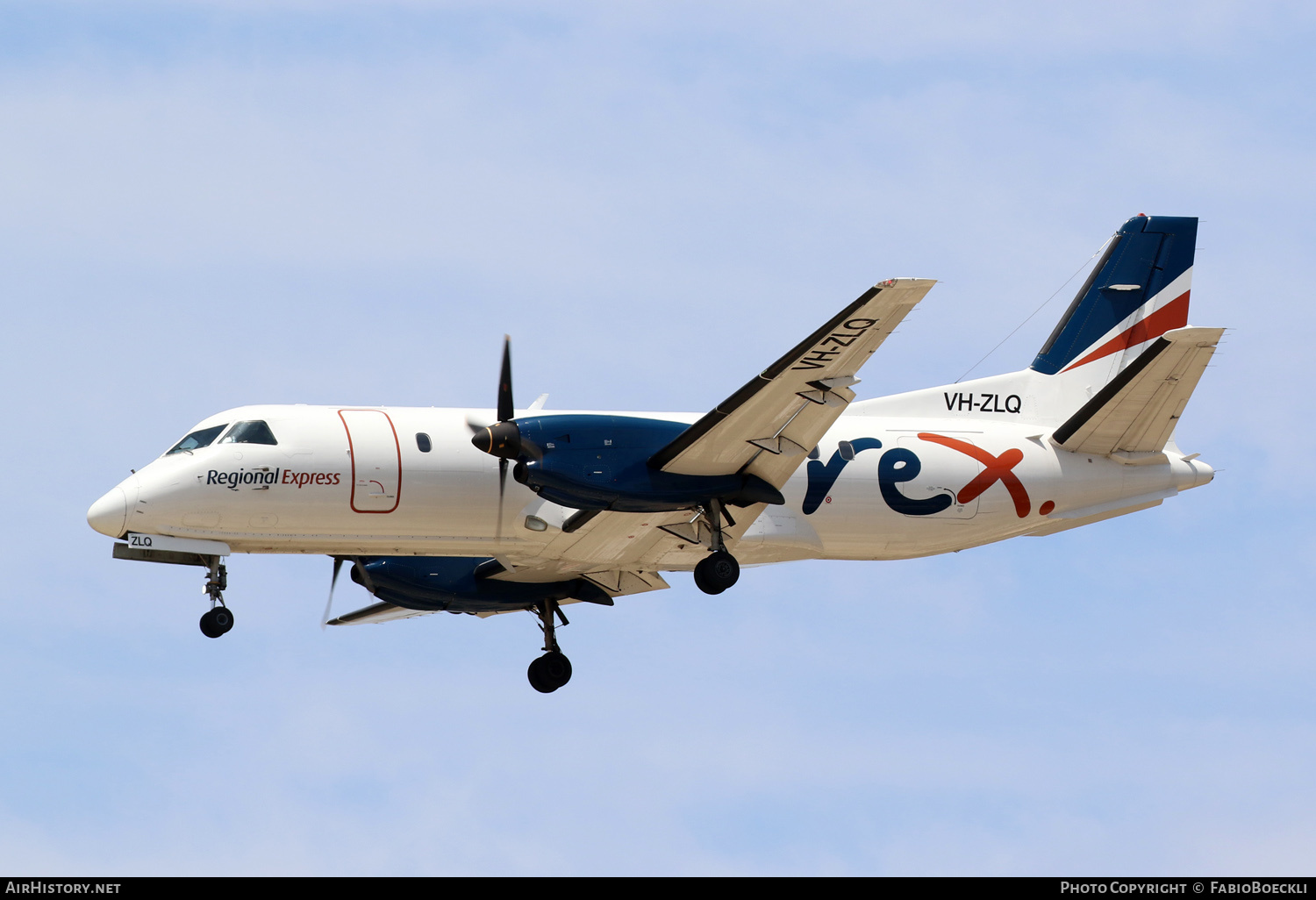 Aircraft Photo of VH-ZLQ | Saab 340B | REX - Regional Express | AirHistory.net #764612