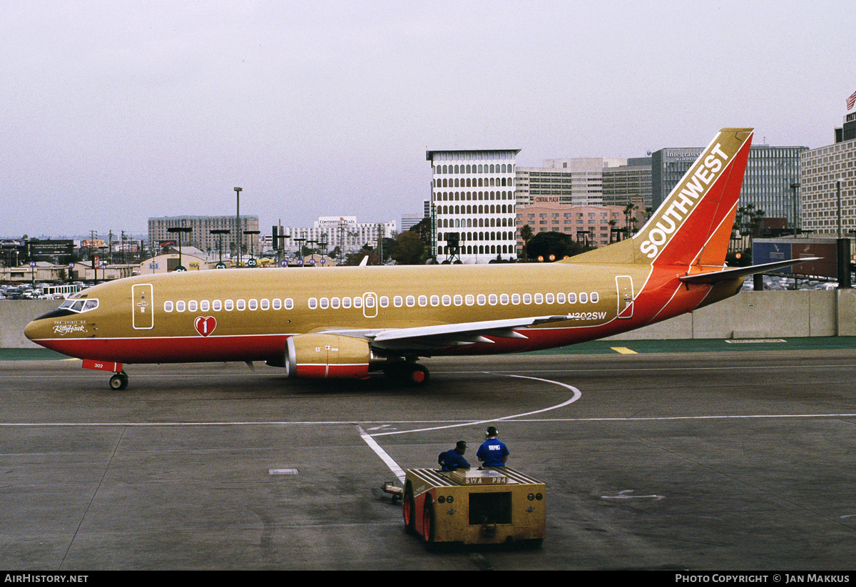 Aircraft Photo of N302SW | Boeing 737-3H4 | Southwest Airlines | AirHistory.net #764645