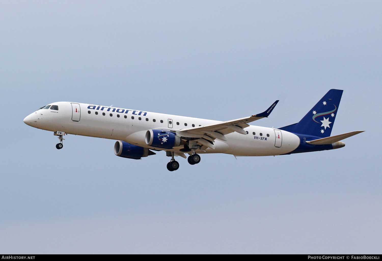Aircraft Photo of VH-XFM | Embraer 190AR (ERJ-190-100IGW) | Air North | AirHistory.net #764648