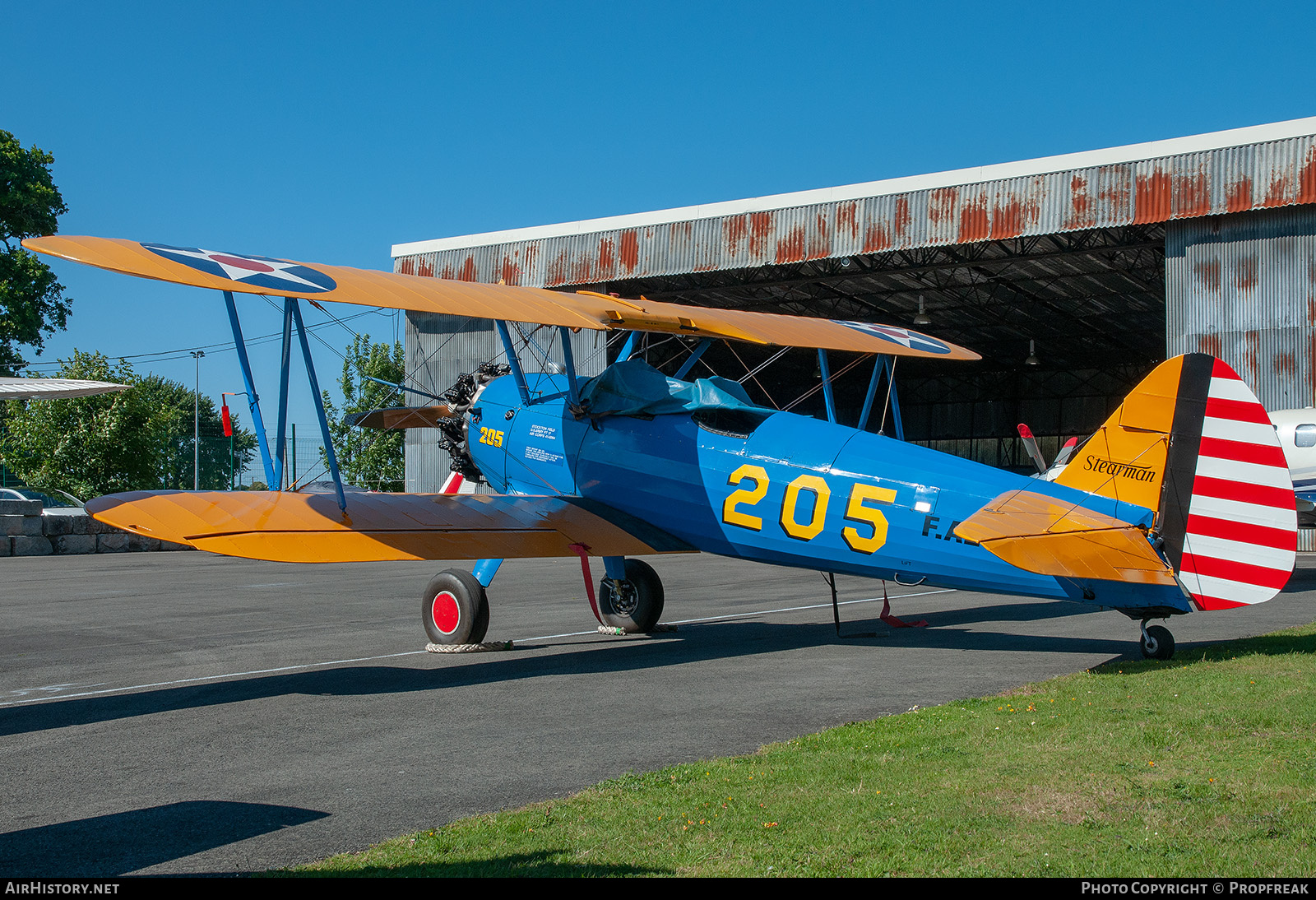 Aircraft Photo of F-AZCK | Stearman PT-17 Kaydet (A75N1) | USA - Air Force | AirHistory.net #764654