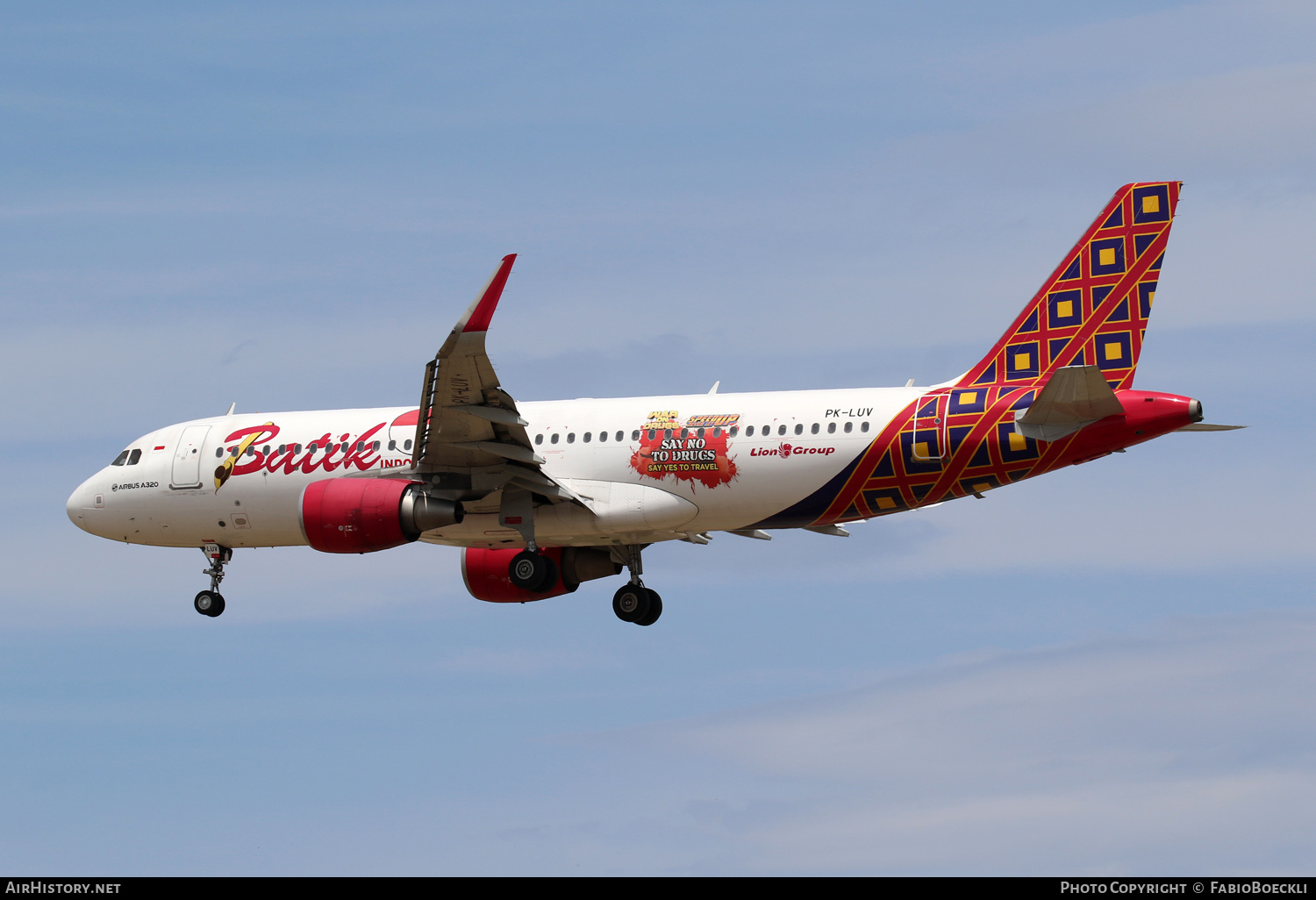 Aircraft Photo of PK-LUV | Airbus A320-214 | Batik Air | AirHistory.net #764663