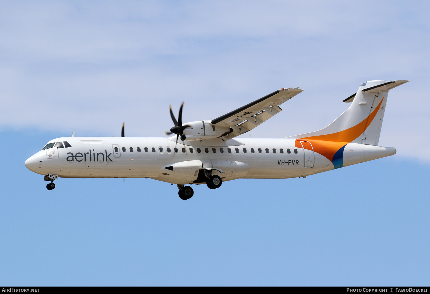 Aircraft Photo of VH-FVR | ATR ATR-72-600 (ATR-72-212A) | Aerlink | AirHistory.net #764669