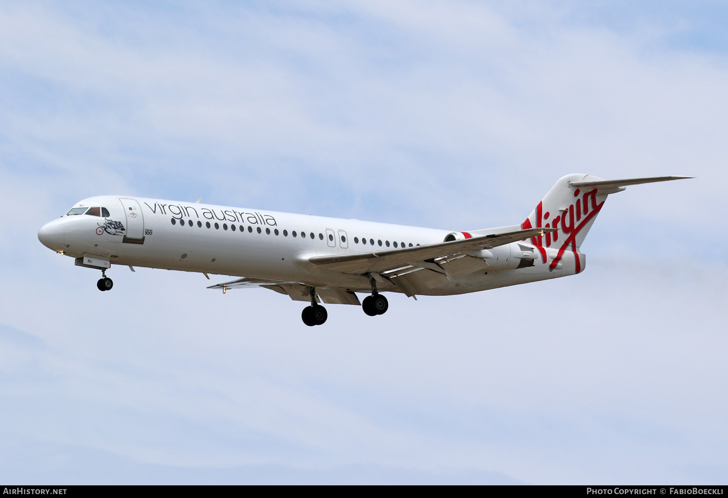 Aircraft Photo of VH-FNU | Fokker 100 (F28-0100) | Virgin Australia Regional Airlines | AirHistory.net #764670