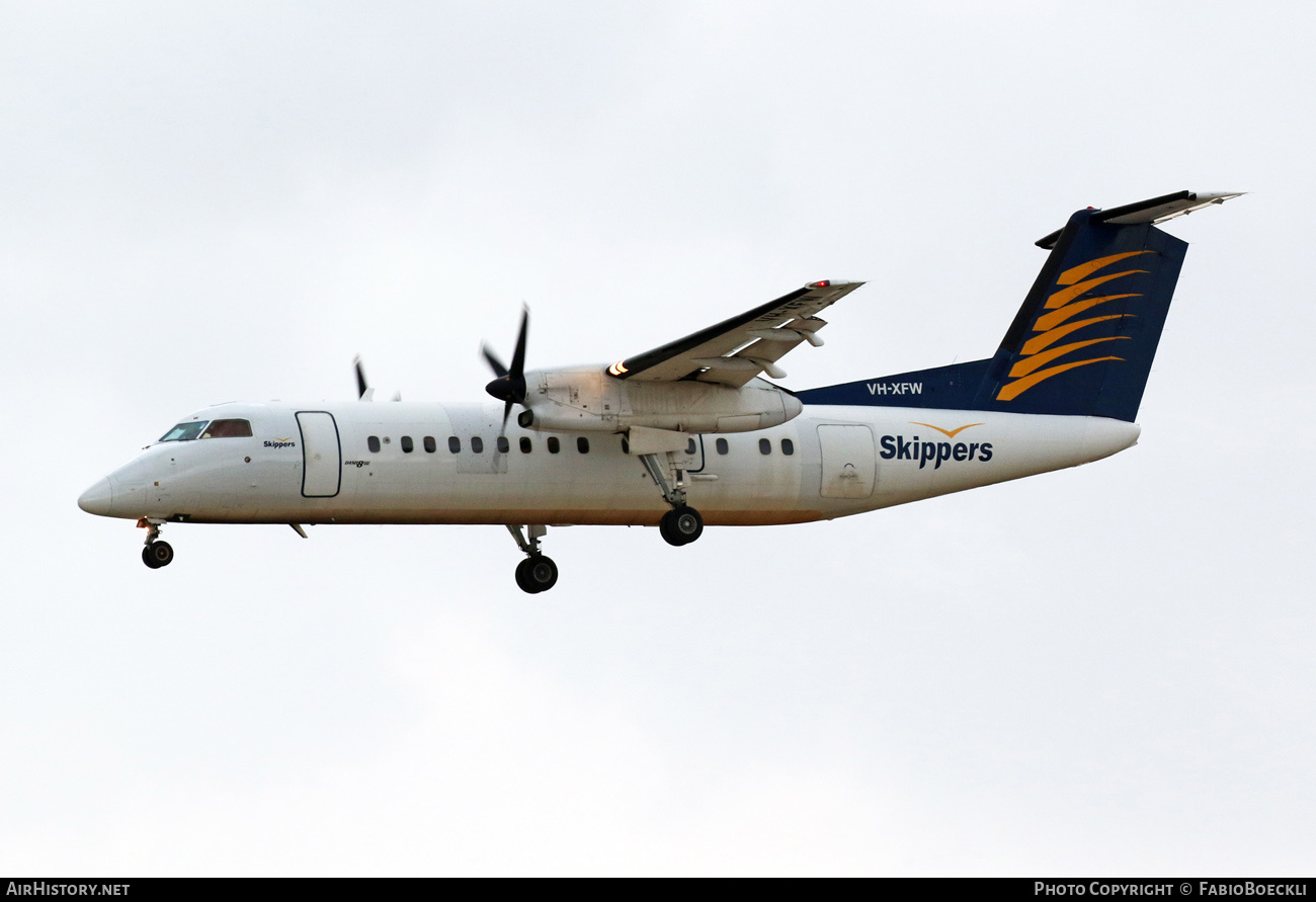 Aircraft Photo of VH-XFW | De Havilland Canada DHC-8-314A Dash 8 | Skippers Aviation | AirHistory.net #764671