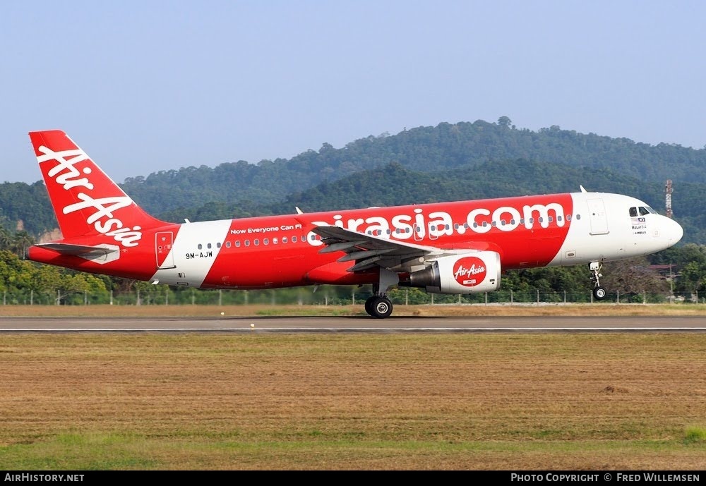 Aircraft Photo of 9M-AJW | Airbus A320-216 | AirAsia | AirHistory.net #764676