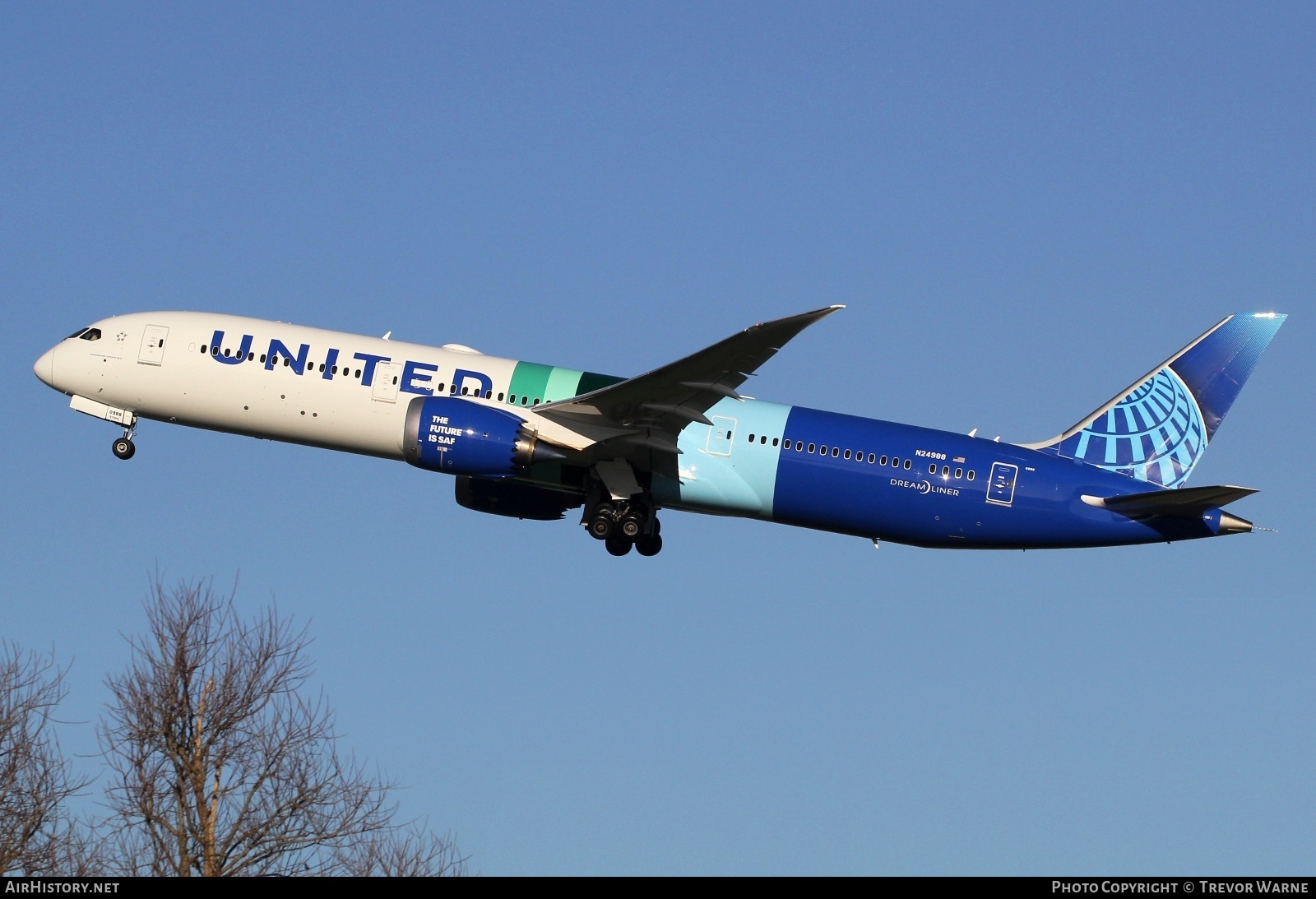 Aircraft Photo of N24988 | Boeing 787-9 Dreamliner | United Airlines | AirHistory.net #764700