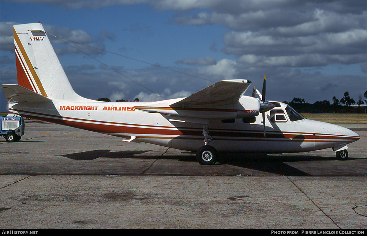 Aircraft Photo of VH-MAV | Rockwell 500S Shrike Commander | Macknight Airlines | AirHistory.net #764709