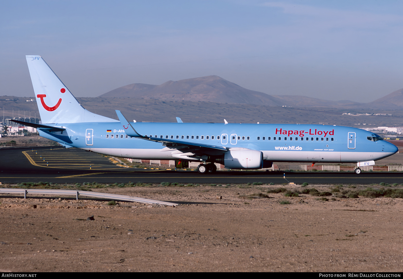 Aircraft Photo of D-AHFV | Boeing 737-8K5 | Hapag-Lloyd | AirHistory.net #764716