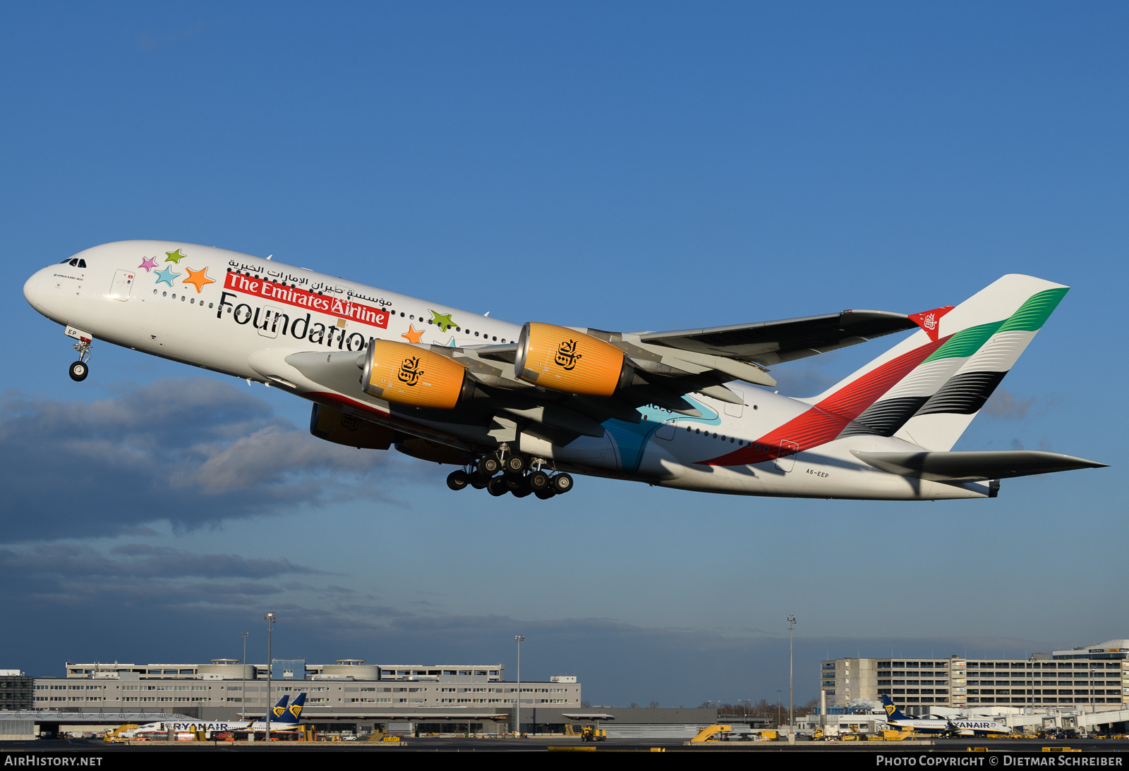 Aircraft Photo of A6-EEP | Airbus A380-861 | Emirates | AirHistory.net #764728