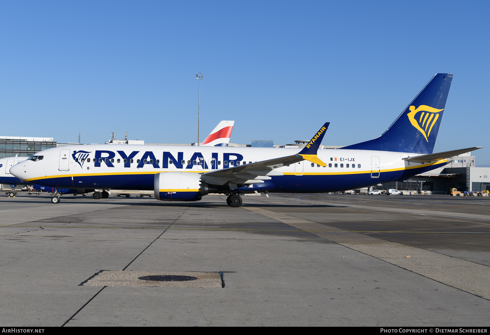 Aircraft Photo of EI-IJX | Boeing 737-8200 Max 200 | Ryanair | AirHistory.net #764748