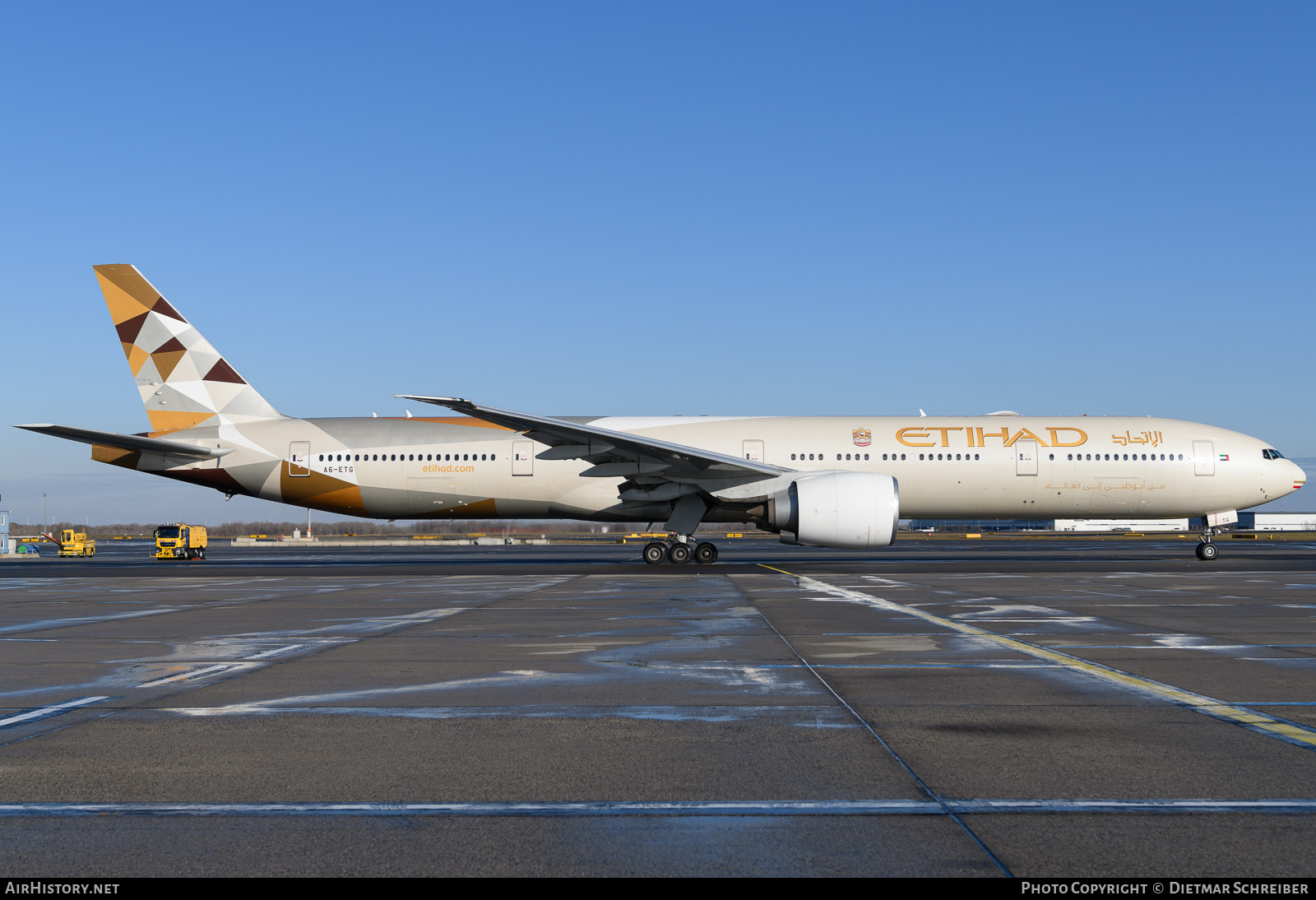 Aircraft Photo of A6-ETG | Boeing 777-3FX/ER | Etihad Airways | AirHistory.net #764752
