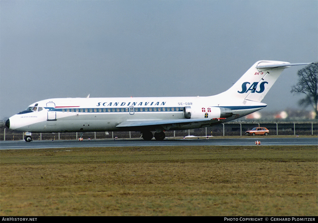 Aircraft Photo of SE-DBR | McDonnell Douglas DC-9-21 | Scandinavian Airlines - SAS | AirHistory.net #764775