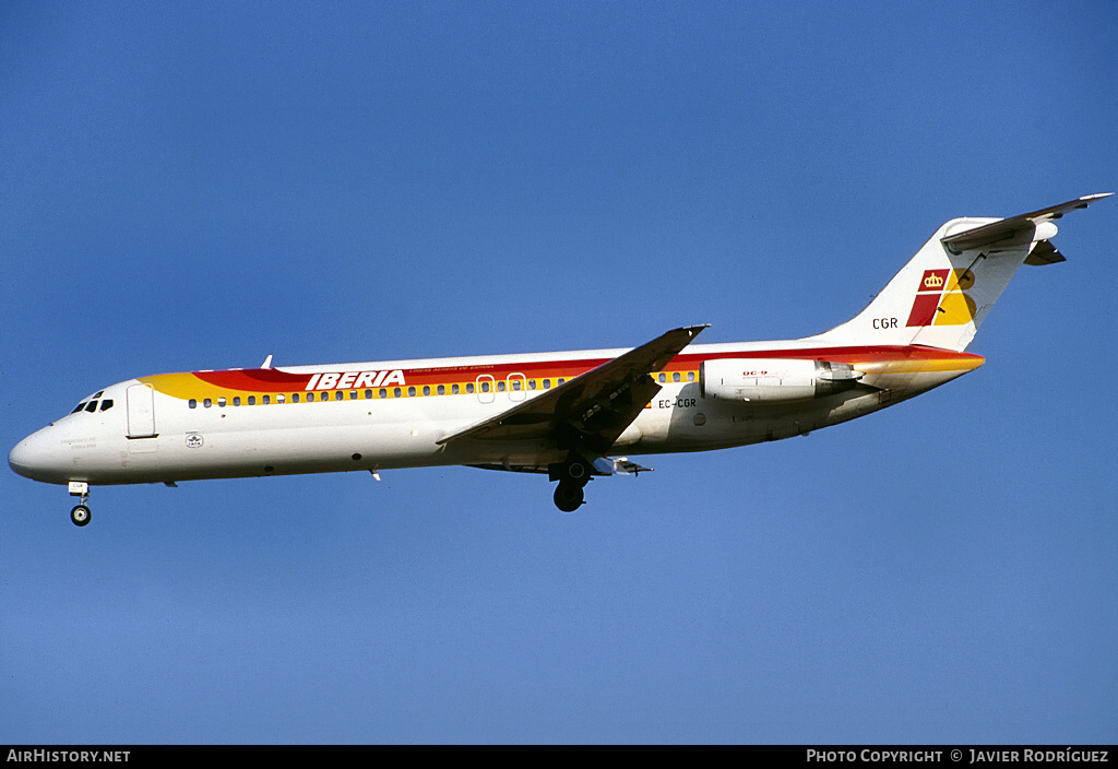 Aircraft Photo of EC-CGR | McDonnell Douglas DC-9-32 | Iberia | AirHistory.net #764779
