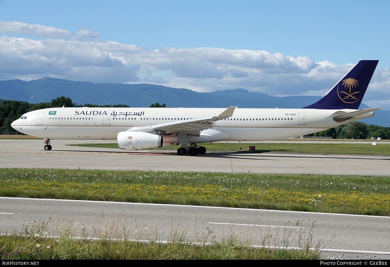Aircraft Photo of HZ-AQ30 | Airbus A330-343 | Saudia - Saudi Arabian Airlines | AirHistory.net #764811