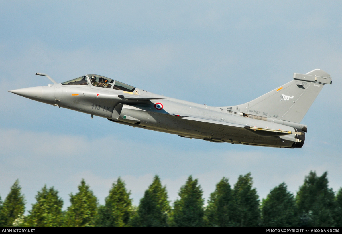 Aircraft Photo of 120 | Dassault Rafale C | France - Air Force | AirHistory.net #764814