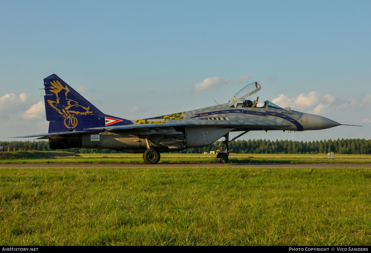 Aircraft Photo of 11 | Mikoyan-Gurevich MiG-29B (9-12) | Hungary - Air Force | AirHistory.net #764823