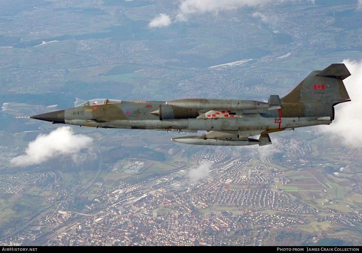 Aircraft Photo of 104845 / 845 | Canadair CF-104 Starfighter | Canada - Air Force | AirHistory.net #764824
