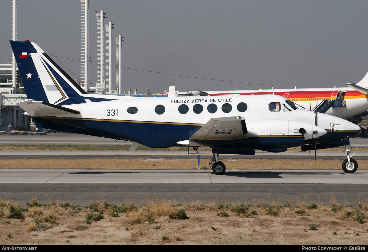 Aircraft Photo of 331 | Beech A100 King Air | Chile - Air Force | AirHistory.net #764832