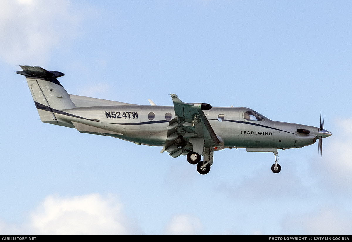 Aircraft Photo of N524TW | Pilatus PC-12/45 | Tradewind Aviation | AirHistory.net #764837