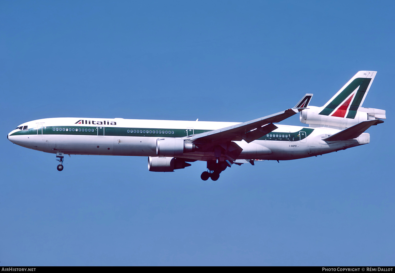 Aircraft Photo of I-DUPO | McDonnell Douglas MD-11 | Alitalia | AirHistory.net #764852