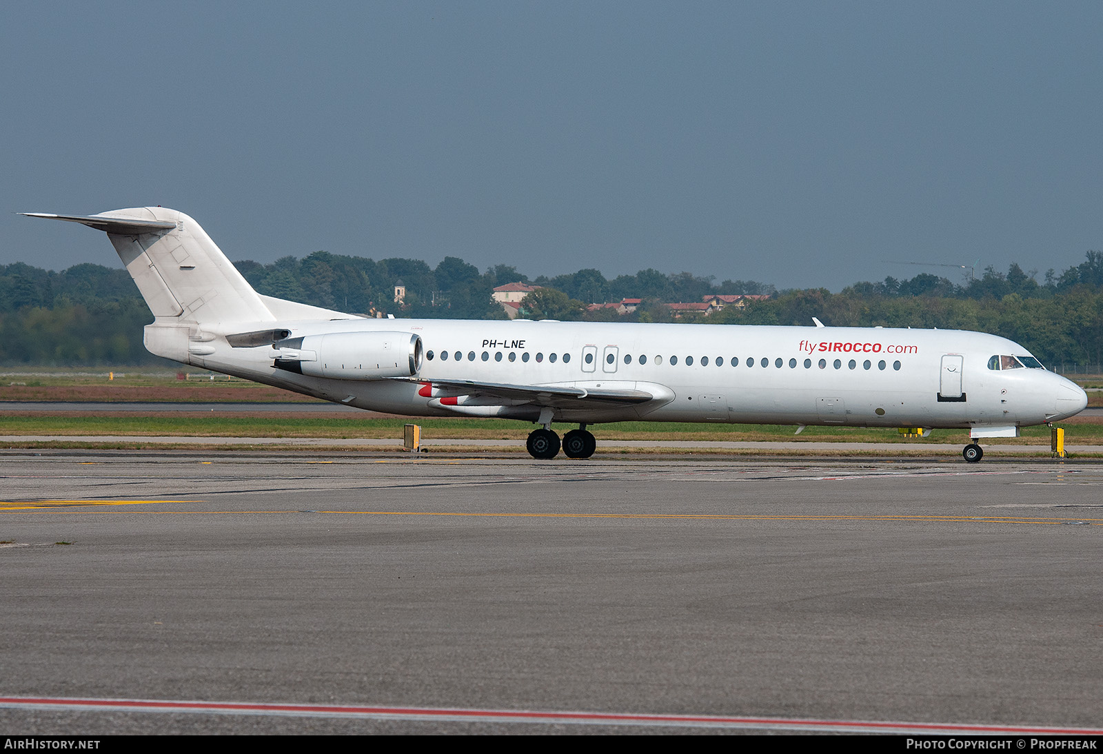 Aircraft Photo of PH-LNE | Fokker 100 (F28-0100) | Sirocco Aviation | AirHistory.net #764855