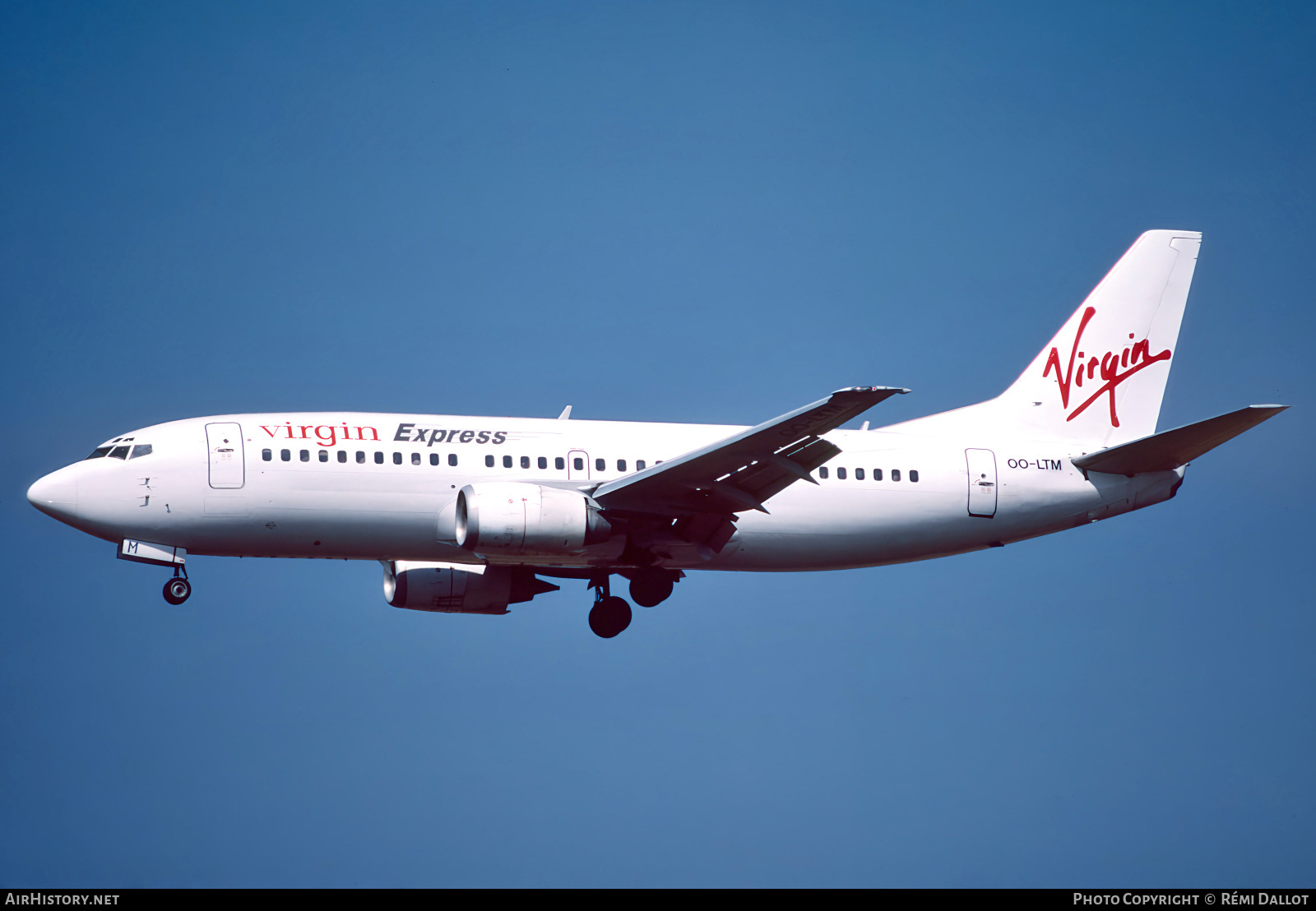 Aircraft Photo of OO-LTM | Boeing 737-3M8 | Virgin Express | AirHistory.net #764875