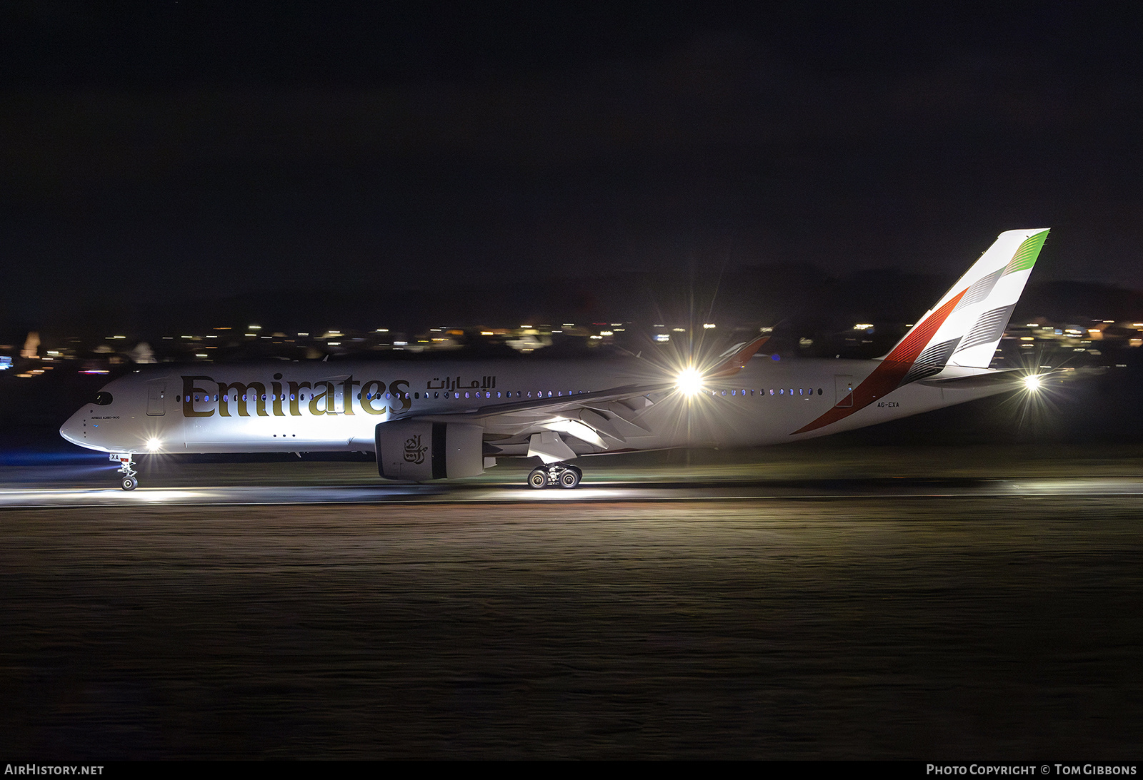 Aircraft Photo of A6-EXA | Airbus A350-941 | Emirates | AirHistory.net #764892