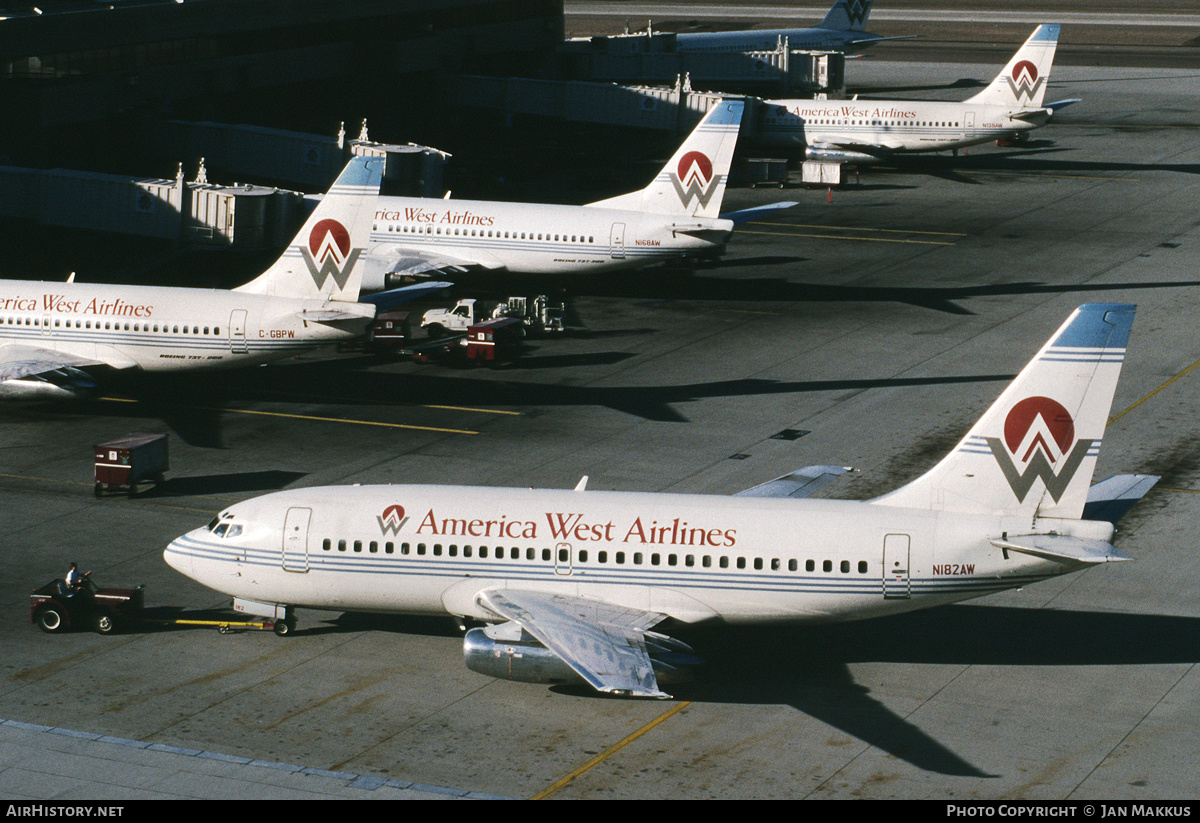 Aircraft Photo of N182AW | Boeing 737-277/Adv | America West Airlines | AirHistory.net #764981