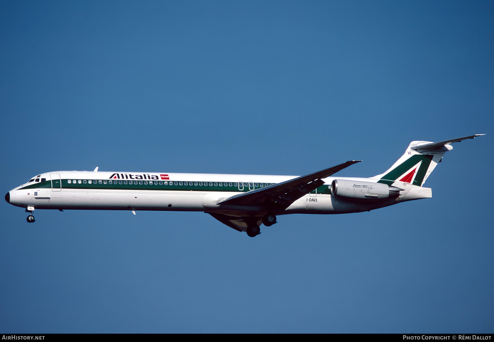 Aircraft Photo of I-DAVL | McDonnell Douglas MD-82 (DC-9-82) | Alitalia | AirHistory.net #764992