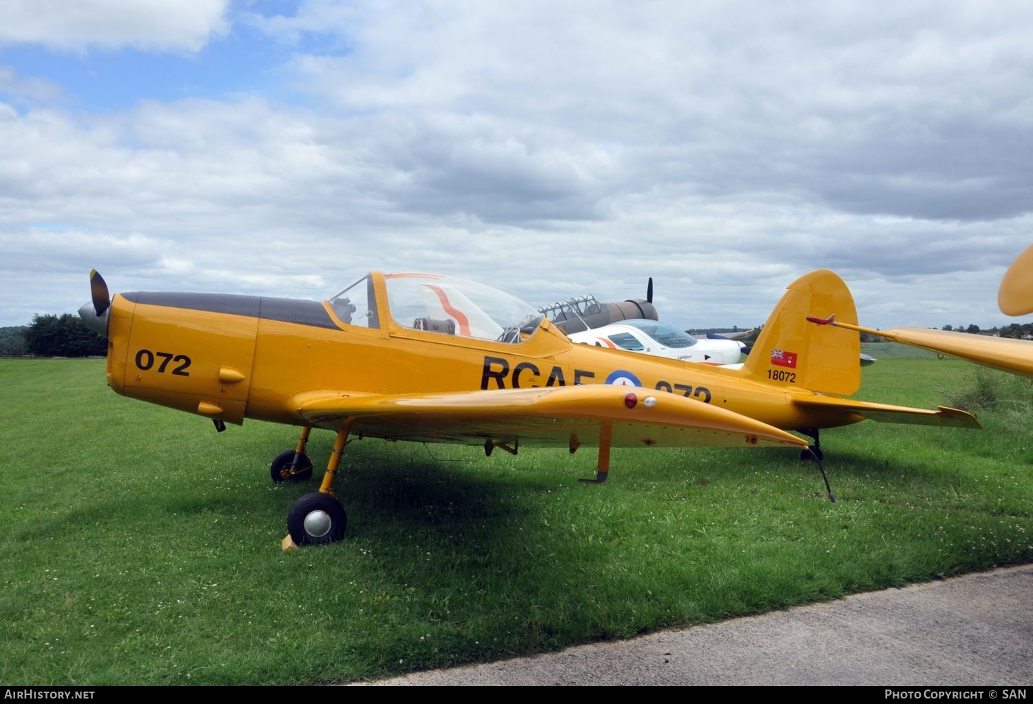 Aircraft Photo of G-FCTY / 18072 | De Havilland Canada DHC-1B-2-S5 Chipmunk Mk2 | Canada - Air Force | AirHistory.net #765004