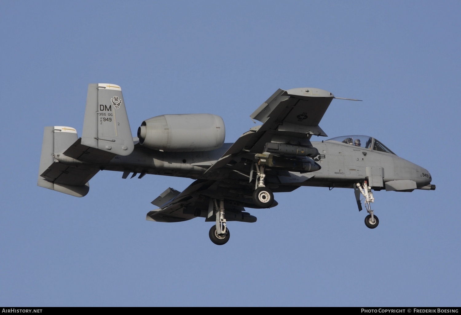 Aircraft Photo of 81-0949 / AF81-949 | Fairchild A-10A Thunderbolt II | USA - Air Force | AirHistory.net #765012