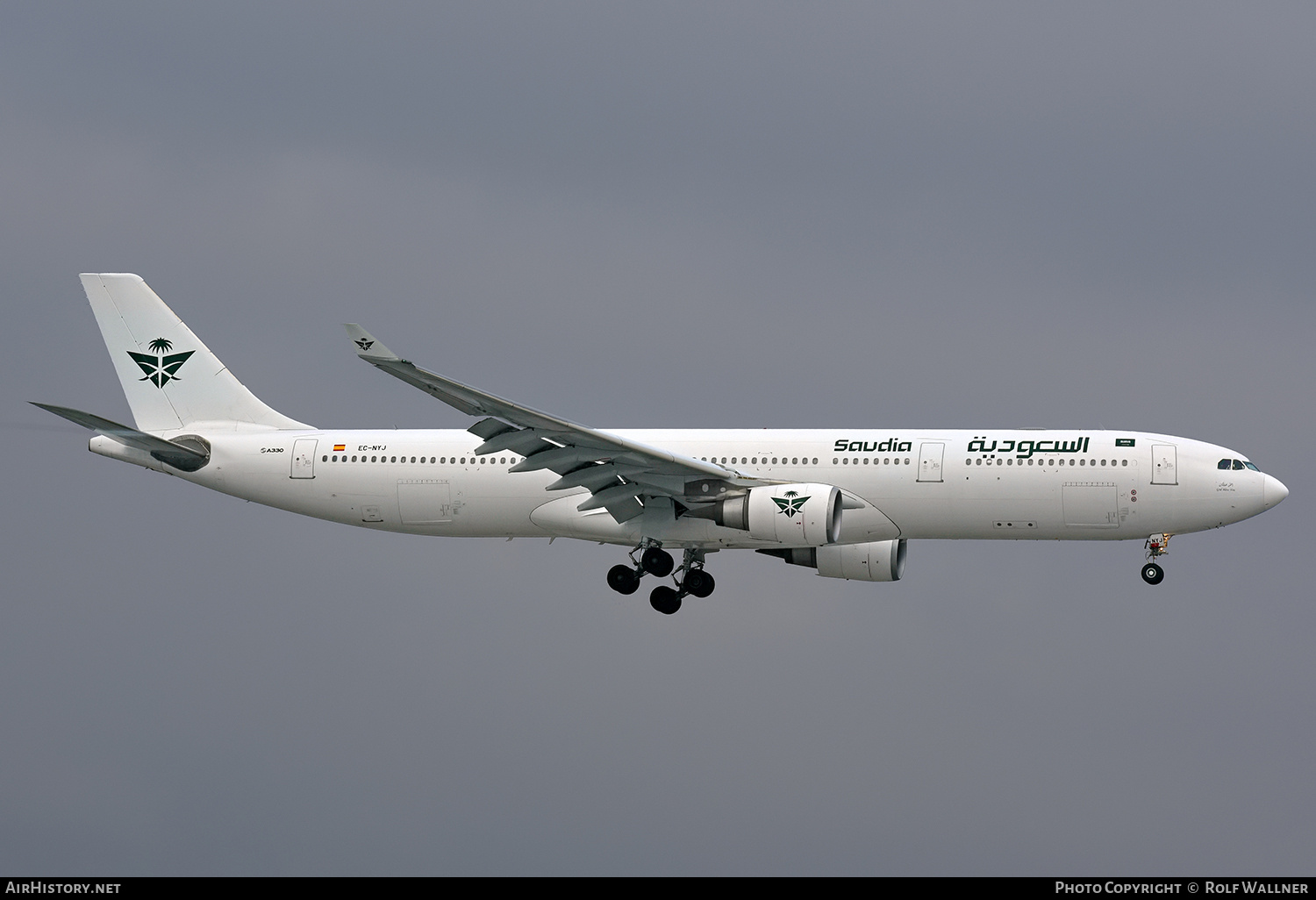 Aircraft Photo of EC-NYJ | Airbus A330-303E | Saudi Arabian Airlines | AirHistory.net #765029