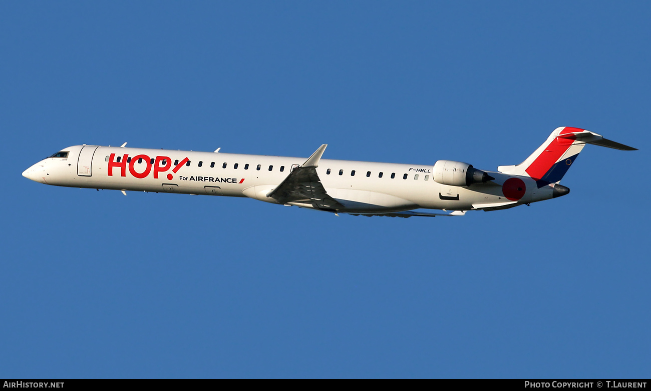 Aircraft Photo of F-HMLL | Bombardier CRJ-1000EL NG (CL-600-2E25) | Hop! | AirHistory.net #765057