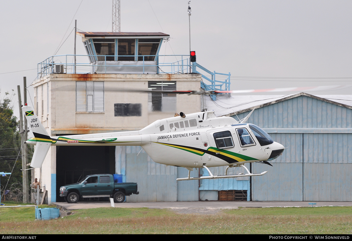 Aircraft Photo of JDF H-35 | Bell 206B-3 JetRanger III | Jamaica - Air Force | AirHistory.net #765074