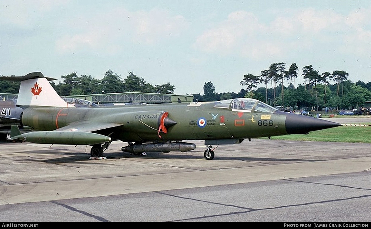 Aircraft Photo of 104848 | Canadair CF-104 Starfighter | Canada - Air Force | AirHistory.net #765104
