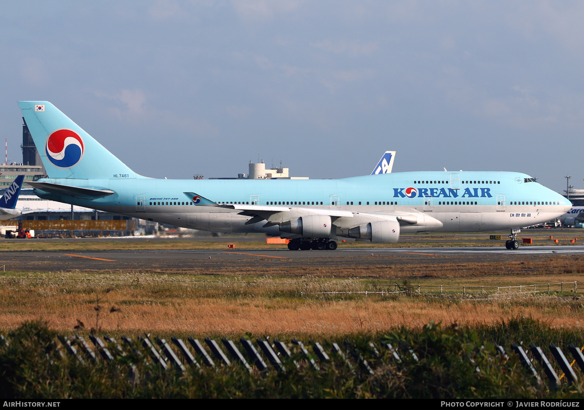 Aircraft Photo of HL7461 | Boeing 747-4B5 | Korean Air | AirHistory.net #765106