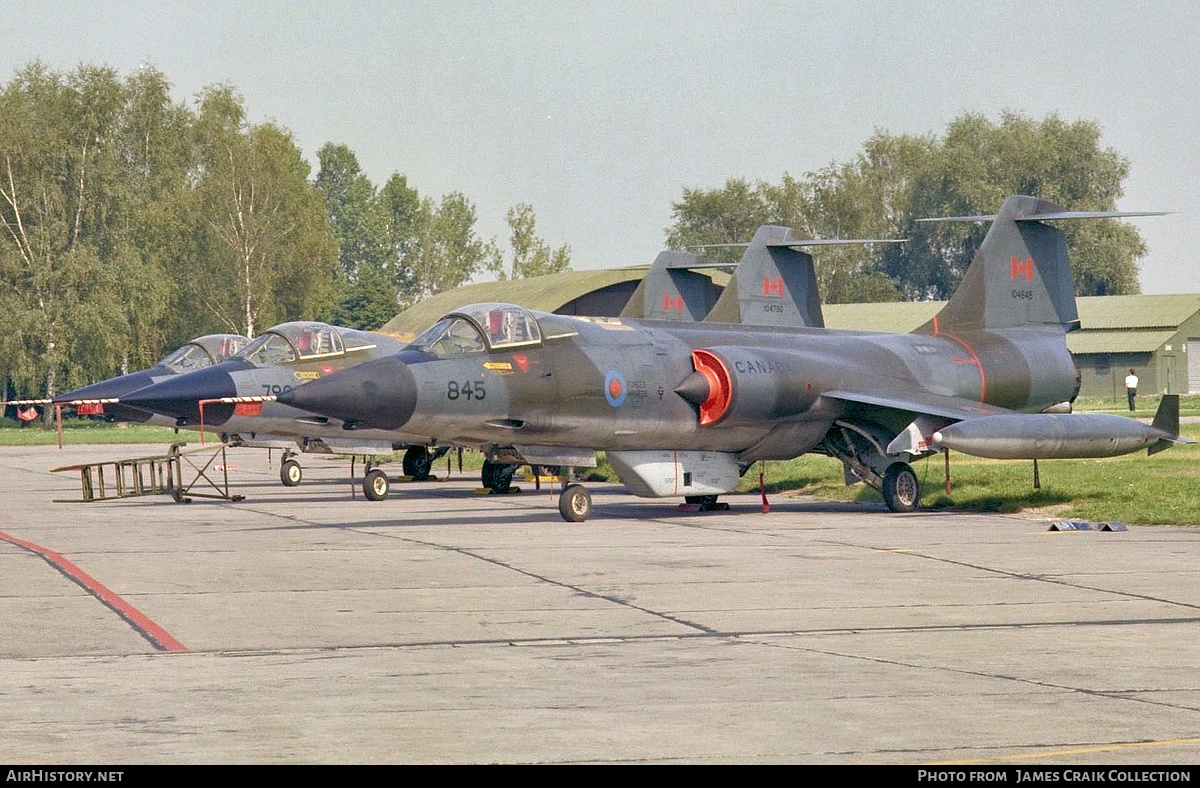 Aircraft Photo of 104845 | Canadair CF-104 Starfighter | Canada - Air Force | AirHistory.net #765115