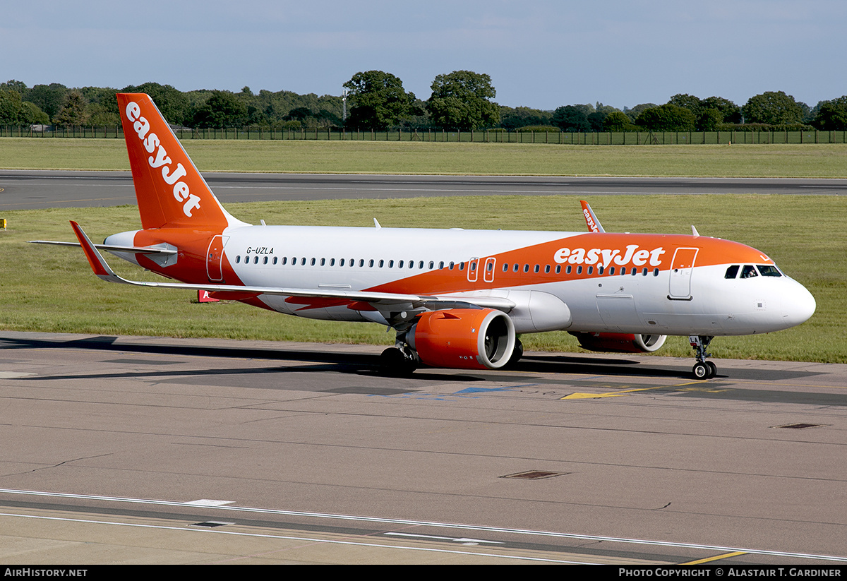 Aircraft Photo of G-UZLA | Airbus A320-251N | EasyJet | AirHistory.net #765130