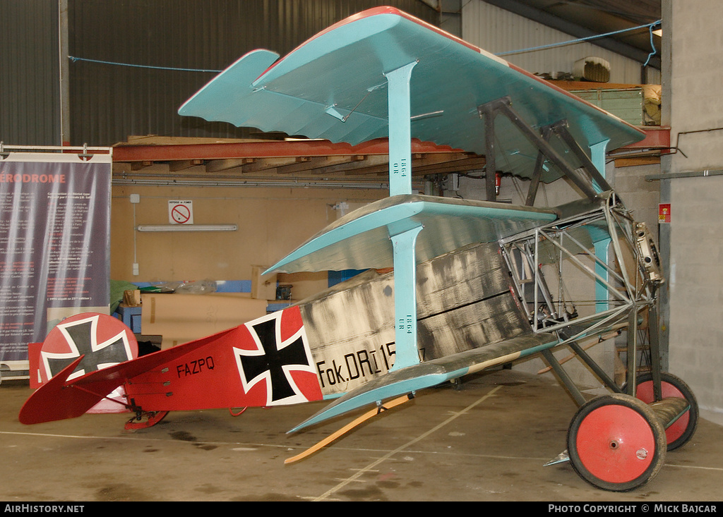 Aircraft Photo of F-AZPQ / 152/17 | Fokker Dr.1 (replica) | Germany - Air Force | AirHistory.net #765131