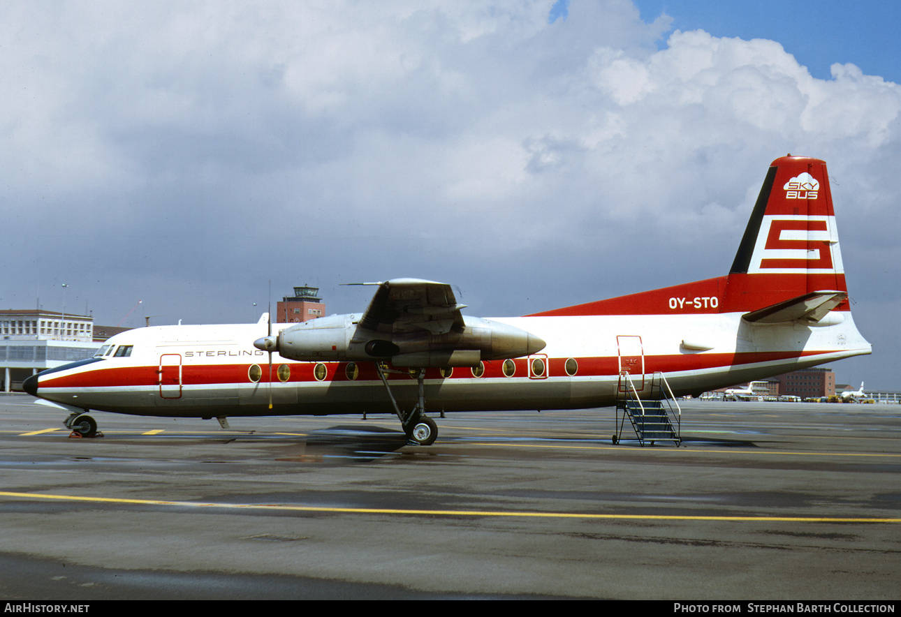 Aircraft Photo of OY-STO | Fokker F27-500 Friendship | Sterling Airways | AirHistory.net #765136