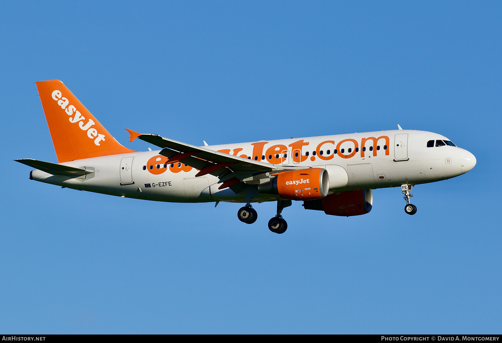 Aircraft Photo of G-EZFE | Airbus A319-111 | EasyJet | AirHistory.net #765147