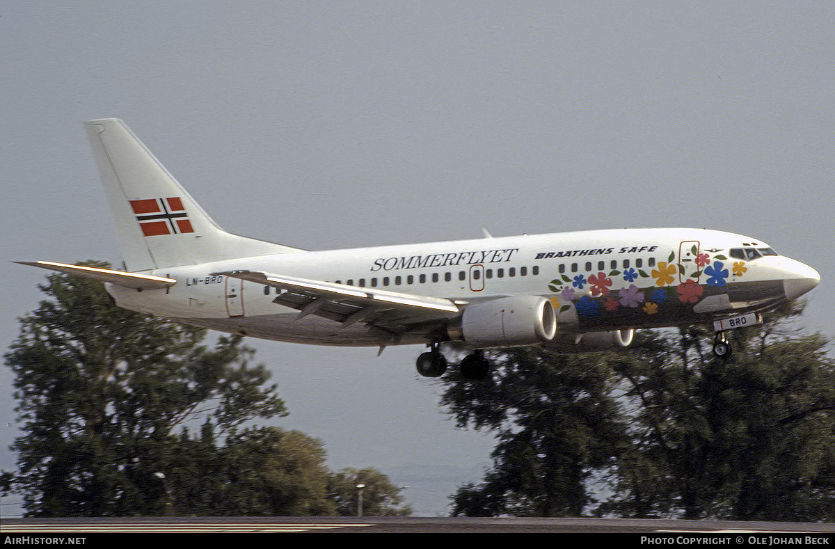 Aircraft Photo of LN-BRD | Boeing 737-505 | Braathens SAFE | AirHistory.net #765149