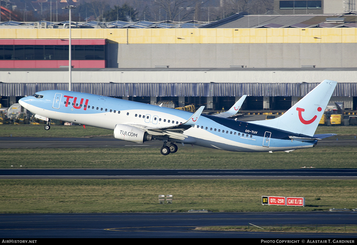 Aircraft Photo of OO-TUV | Boeing 737-86J | TUI | AirHistory.net #765153