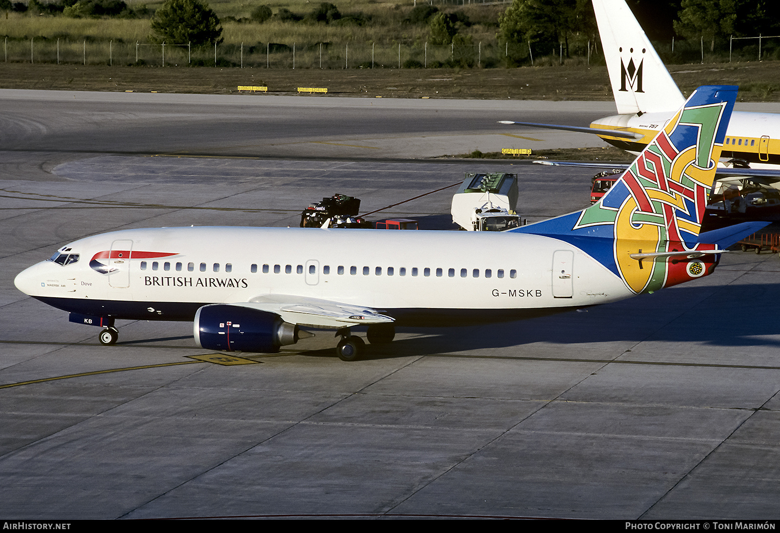 Aircraft Photo of G-MSKB | Boeing 737-5L9 | British Airways | AirHistory.net #765160